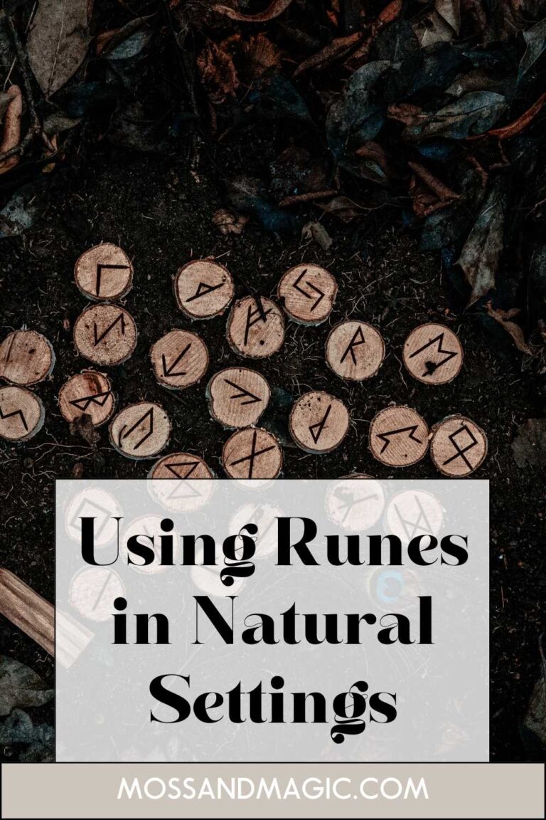 How To Rune Magic Using Runes in Natural Settings – Moss & Magic